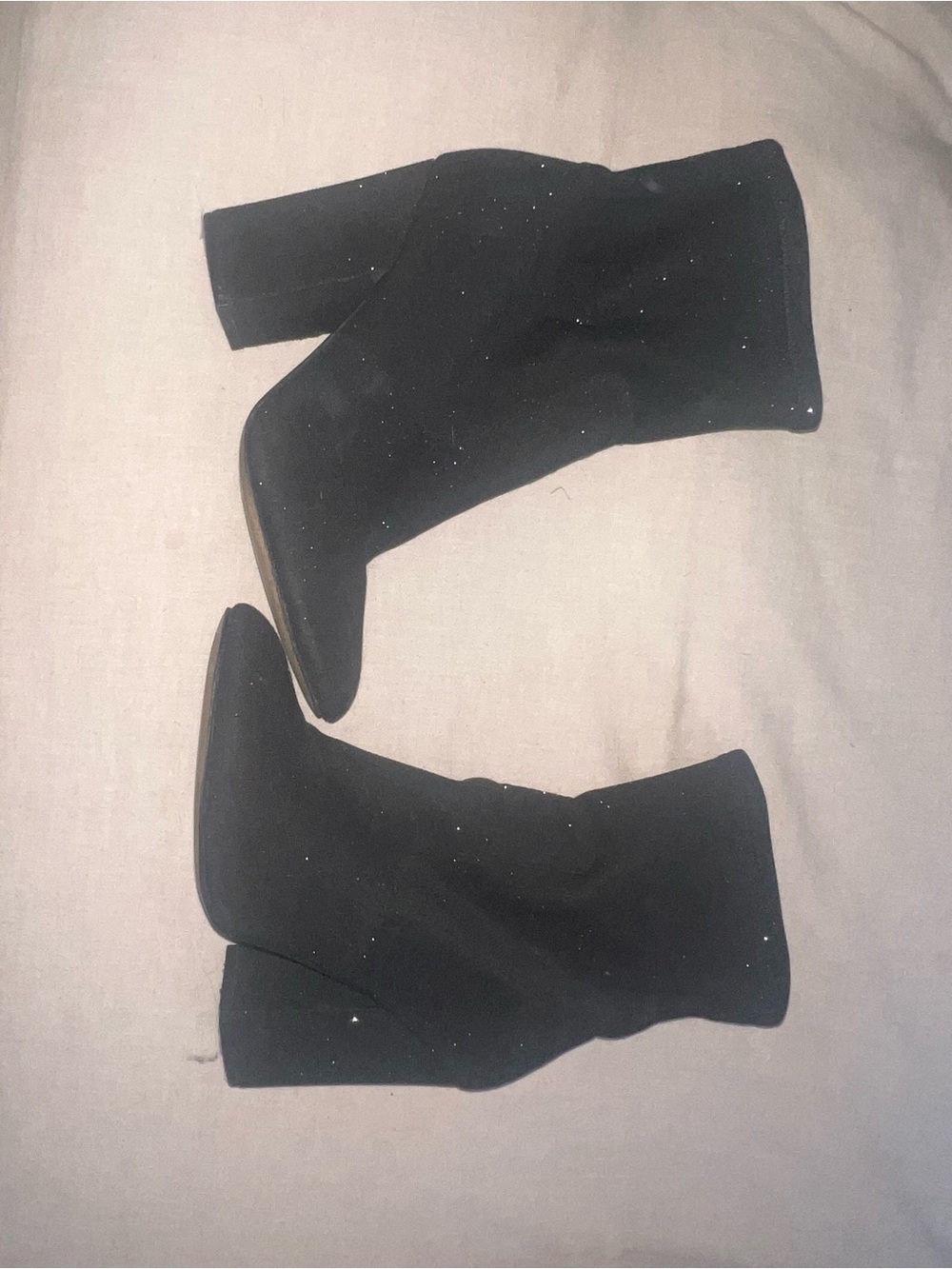 Black Women's Block Heel Ankle Boots